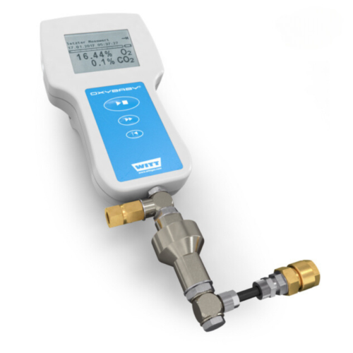 Analizador de gases para tuberias de presión